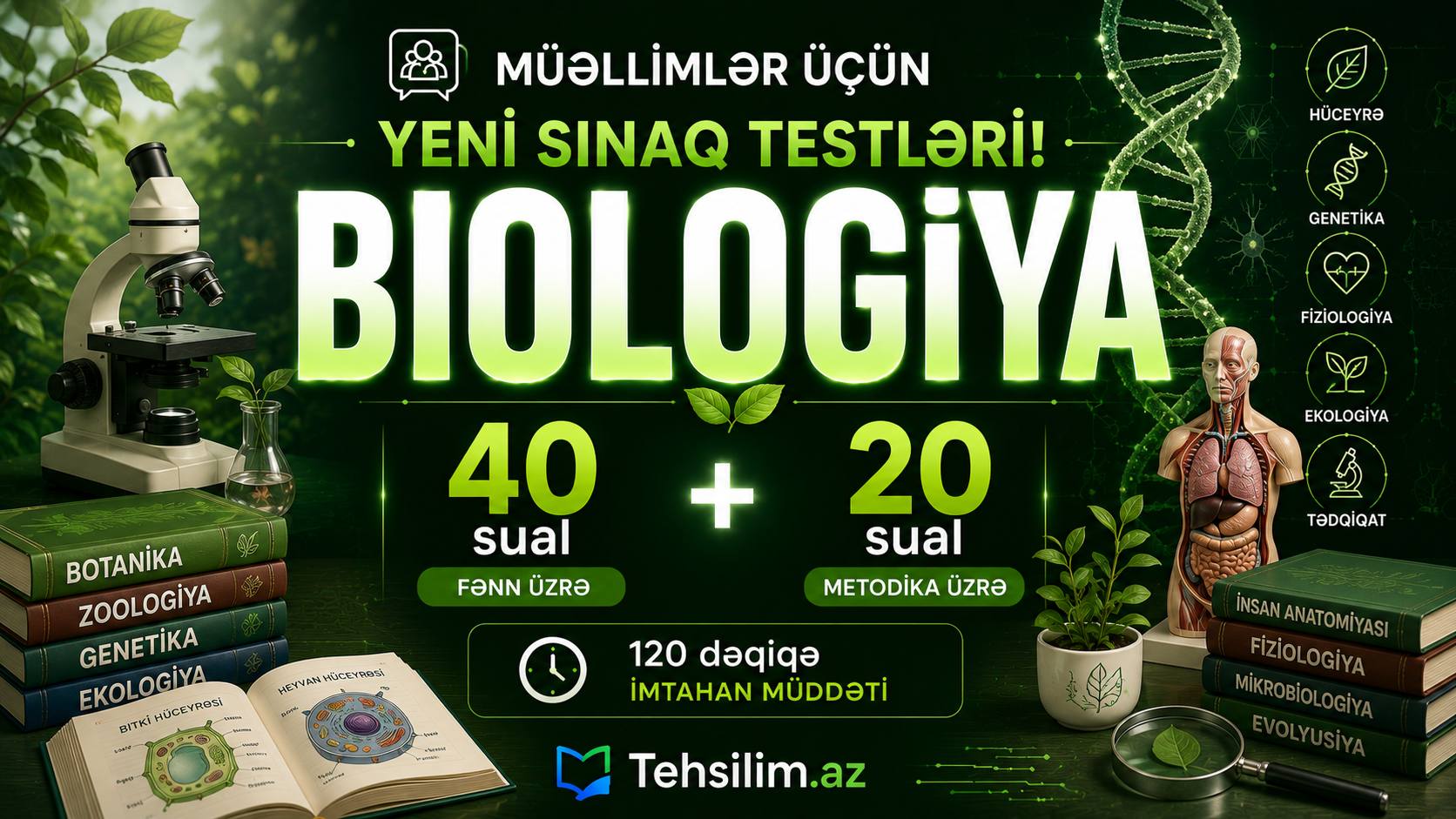 Biologiya müəllimləri üçün sınaq testləri